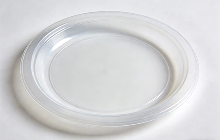 round plastic plate